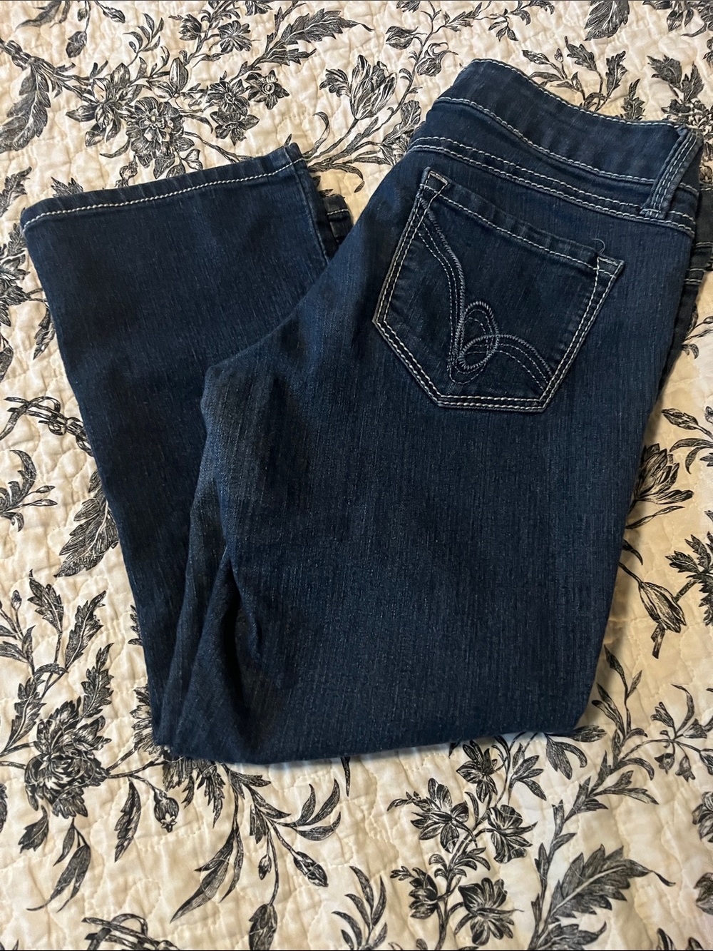 BONGO Dark Indigo cropped Jeans